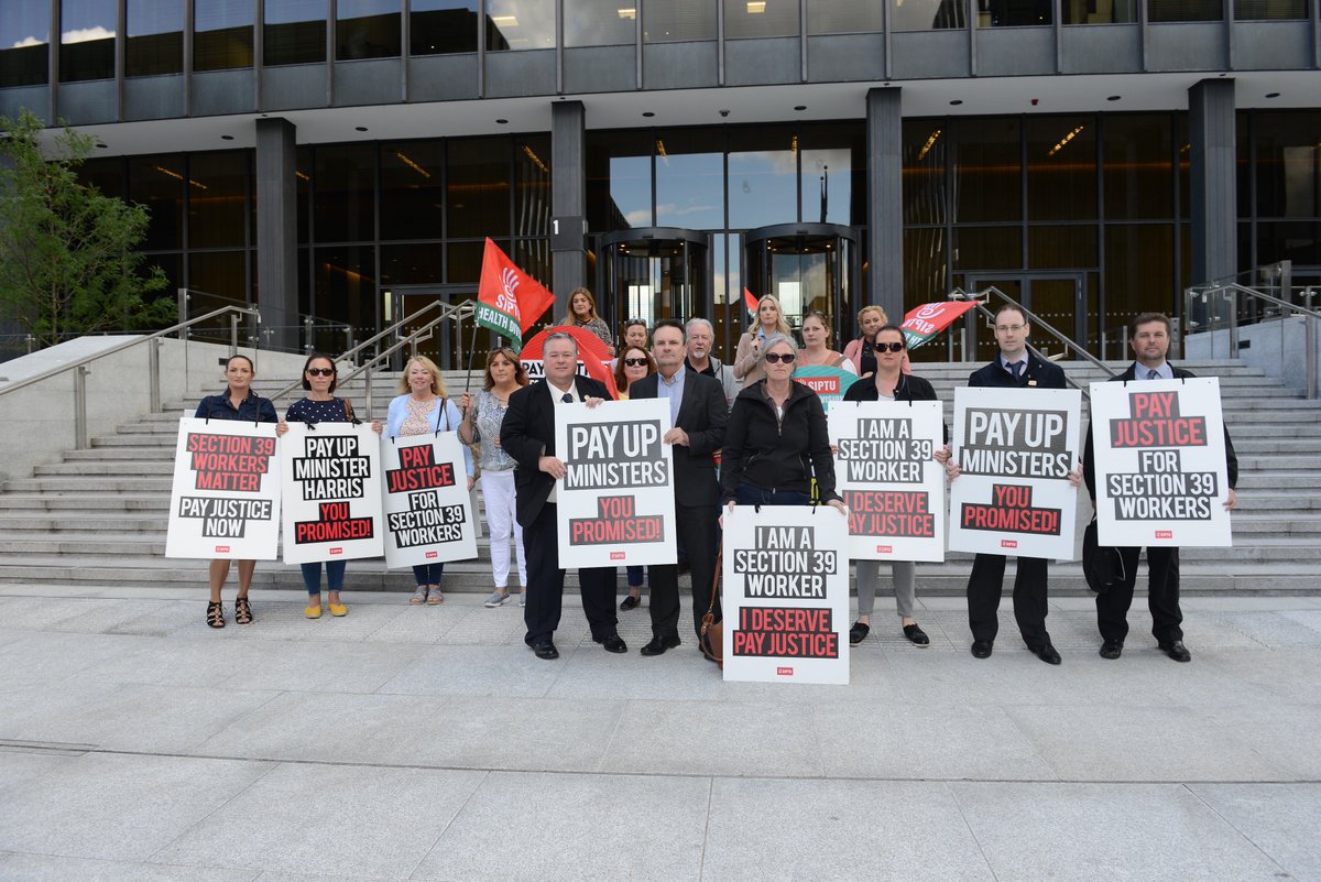 The countdown is on for a major strike by #Section39 workers across the country. We have 39 days left for <a href="/SimonHarrisTD/">Simon Harris TD</a> to intervene, to break the deadlock and insist his Government honours its commitment to Section 39 workers that they would receive pay justice in 2018.