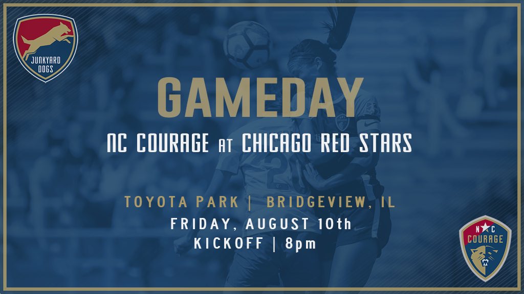 NCJunkyardDogs's tweet photo. .@TheNCCourage GAMEDAY! It’s the first game after Courage clinched @NWSL Shield. Time to finish the regular season series against @chiredstarsPR. Another chance for the squad to remain undefeated on the road.
#CHIvNC #NoFinishLine #GritToday #GrowthTomorrow https://t.co/mCXDQe9EyP