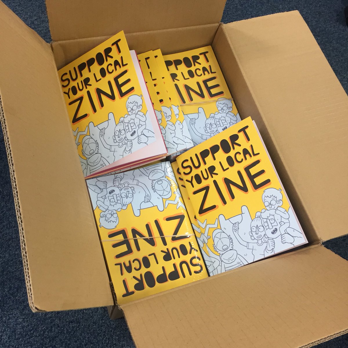 NiceGangForever's tweet photo. Well yeehaw! Our books have arrived just on time for our launch tomorrow at @DublinComicCon. Look out for @DrawBoySeanie and @neevok in the artist alley if you wanna cop one! https://t.co/7YREhM27Kf