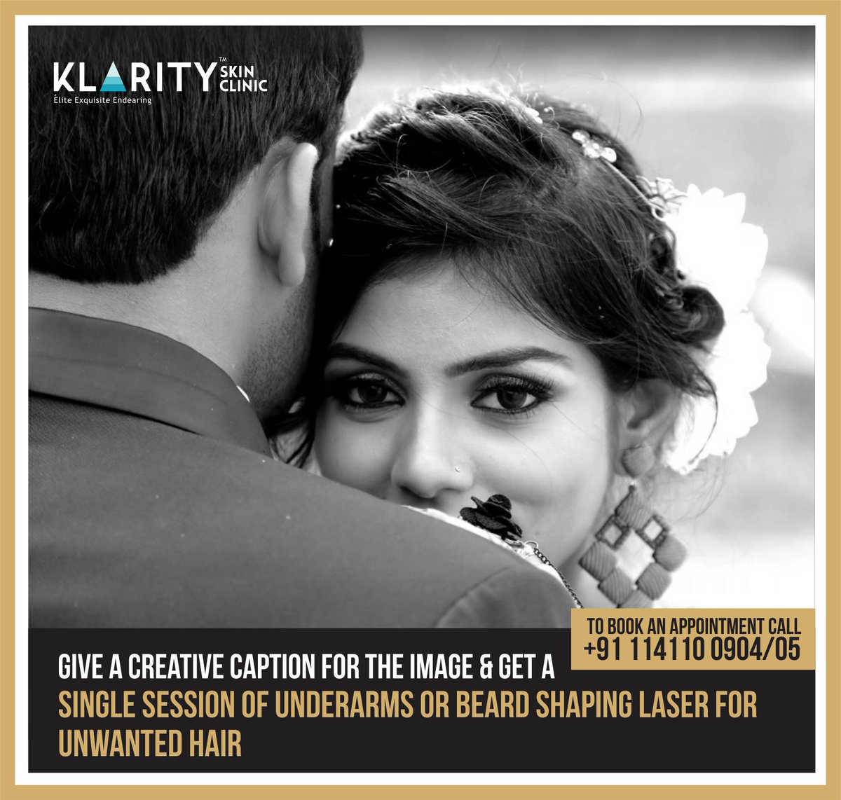 SOMETIMES GOOD THINGS IN LIFE DO COME EASY!
All you have to do is be creative and give us a funny/ serious /heart warming caption and we give you an awesome deal for FREE!!!

Are you ready for the challenge?

#offersatklarity #creativecaption #gk2 #newdelhi #klarityskinclinic