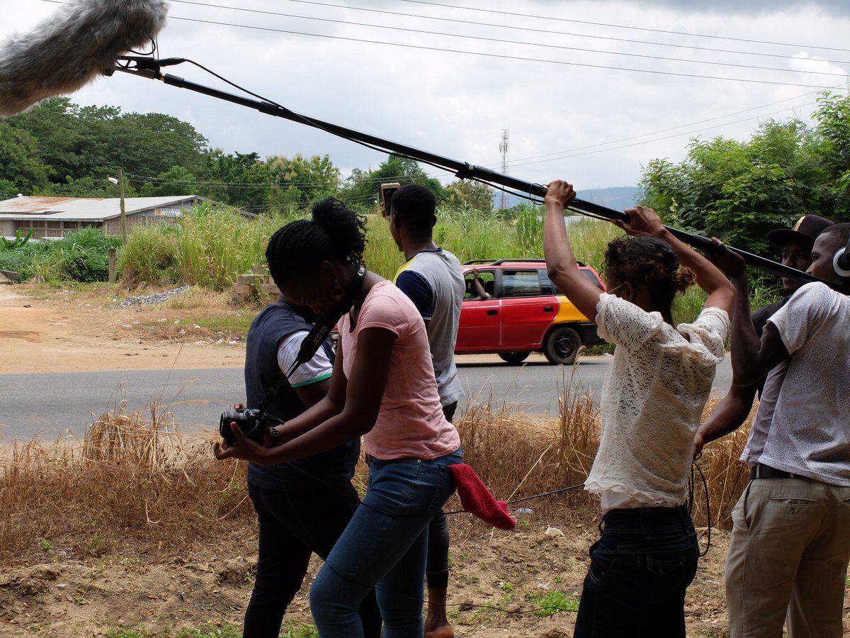 Sebastian Prams from <a href="/XCH_Persp/">Xchange Perspectives</a> and Bernd Weete from <a href="/ymca_ghana/">YMCA GHANA</a> follow the participants' progress as #AllOnBoard trainers pass on their knowledge about sound and camera. 

#AllOnBoard by <a href="/WELTFILME/">WELTFILME.org</a> &amp; <a href="/ymca_ghana/">YMCA GHANA</a>, in collaboration with SLADEA, NAEAL and <a href="/XCH_Persp/">Xchange Perspectives</a>