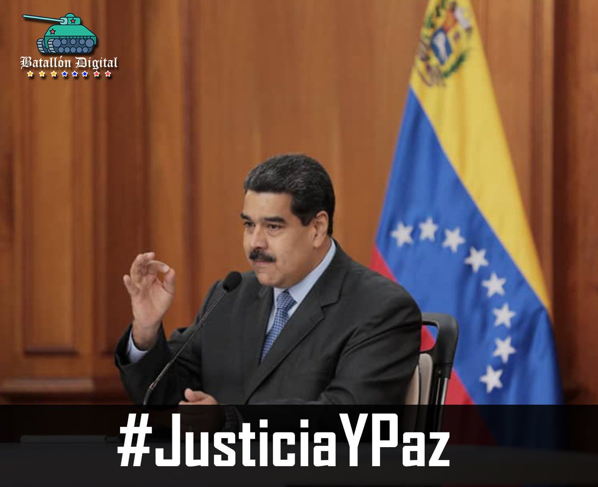 BatallonDigital's tweet photo. #ATENTOS ¡Vamos con la etiqueta del día de HOY! ->📣📣#JusticiaYPaz 

"Vamos a vivir para construir la paz de #Venezuela. Si de algo puede servir este dramático suceso, es para ganar conciencia y construir la Venezuela de paz que todos queremos" ¡Siempre triunfara la PAZ! https://t.co/SAHfPaERkV