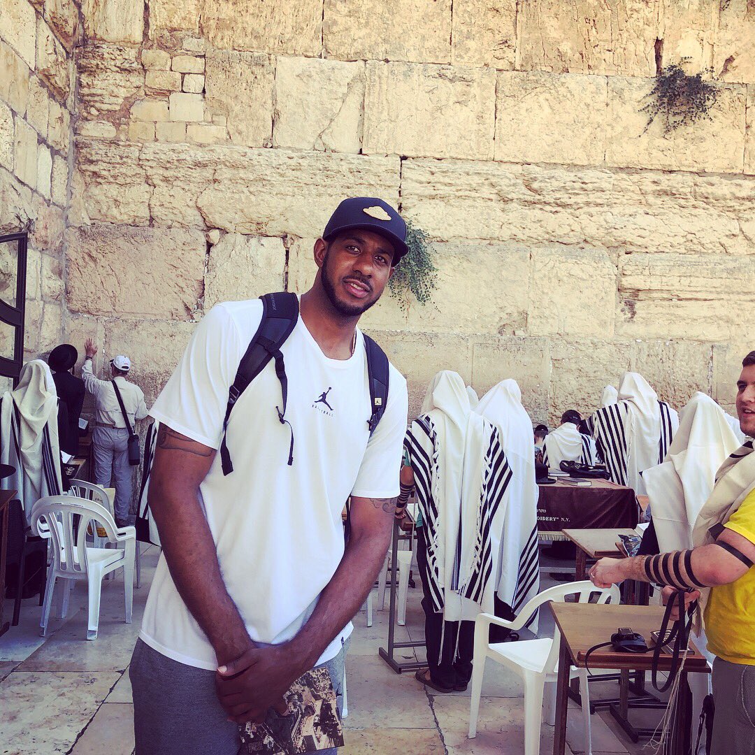 aldridge_12's tweet photo. Was an amazing trip to Jerusalem!! Truly blessed to experience this 🙏🏾. #Deadsea https://t.co/8lGw4o3e7C