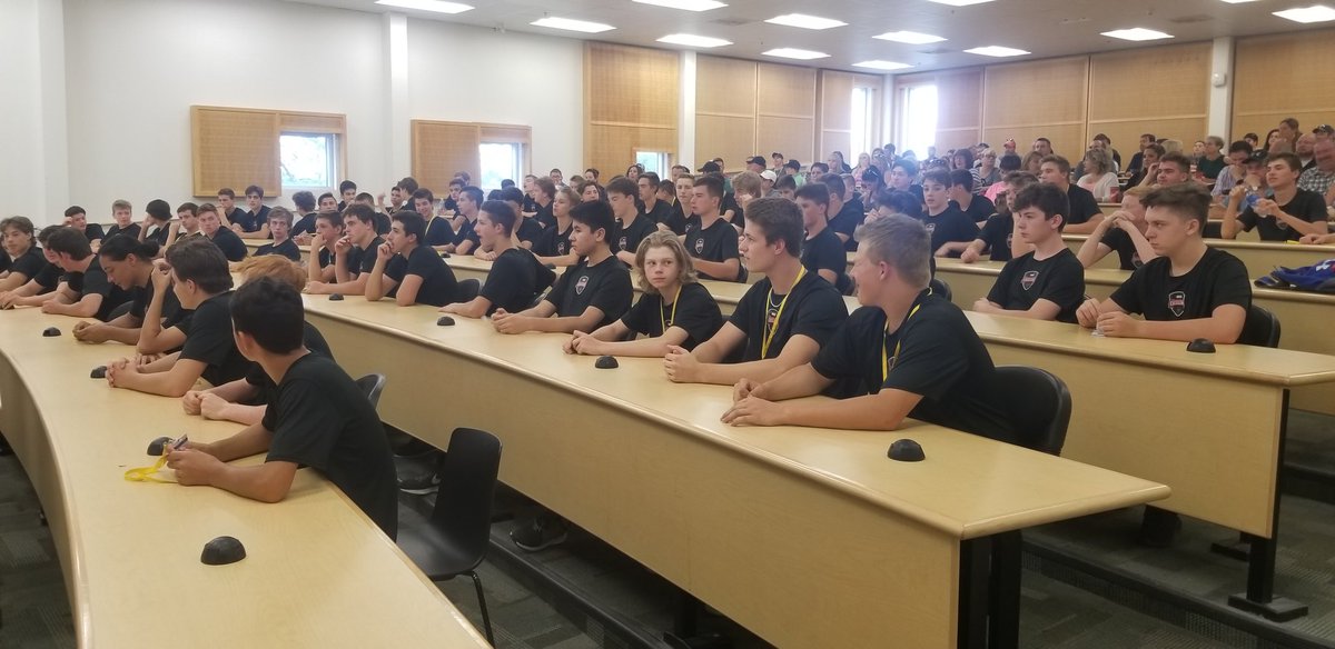 NOHAHockey's tweet photo. Opening meeting of this weekend's OHF/OHL Under-15 Camp as part of NOHA Development Weekend in Sudbury! First step in selecting #TeamNOHA for the upcoming season! https://t.co/aMpvTo2us2