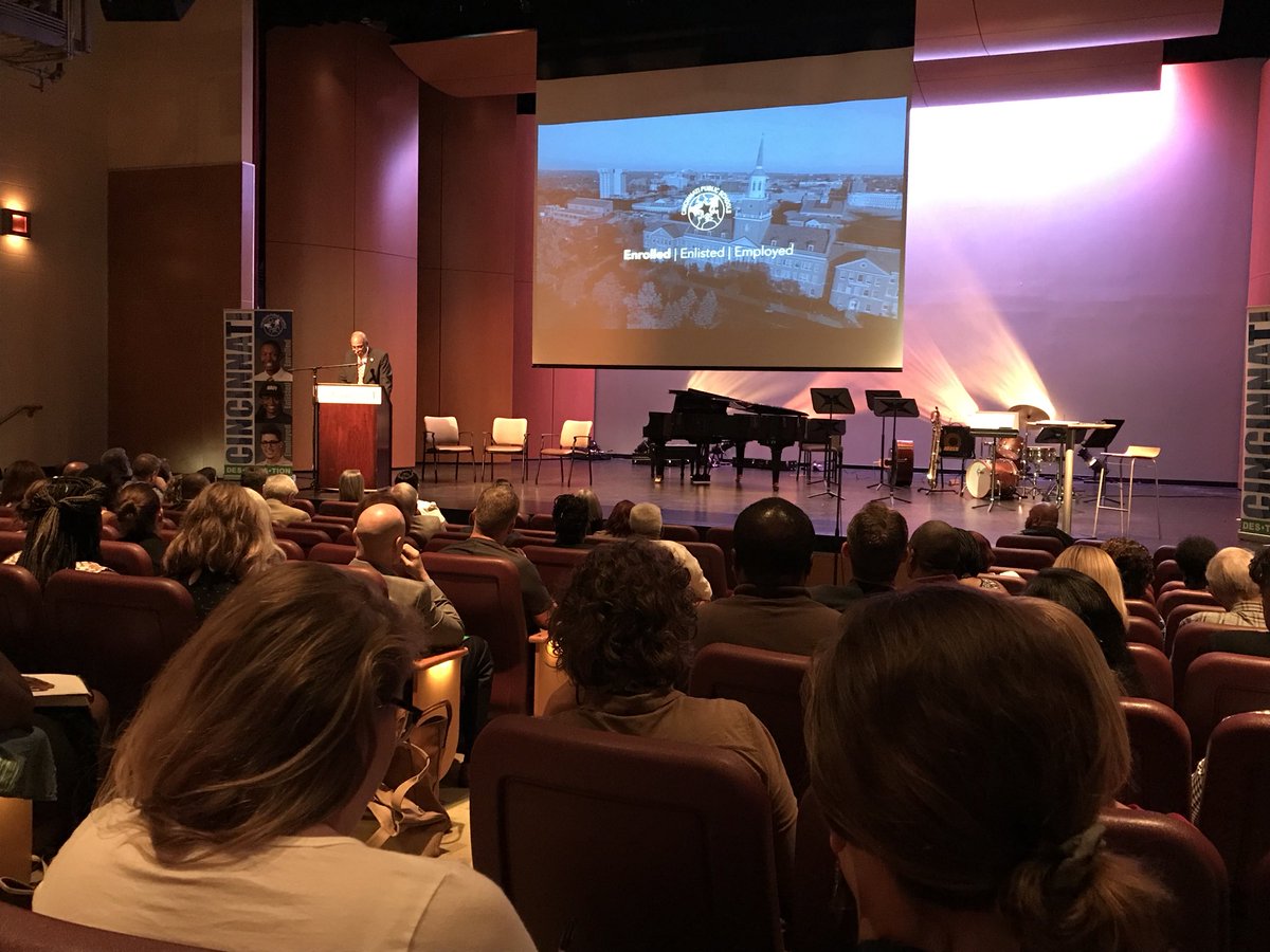 Proud to represent <a href="/UCAdmissions/">Cincinnati Admissions</a> at this morning’s State of <a href="/IamCPS/">I Am CPS</a> where <a href="/Prez_Pinto/">Neville G. Pinto</a> spoke on <a href="/uofcincy/">University of Cincinnati</a>’s CPS Strong initiative and our CPS Ambassador program. 

Excited to be building into the mission of our institution and aiding the youth of our city!