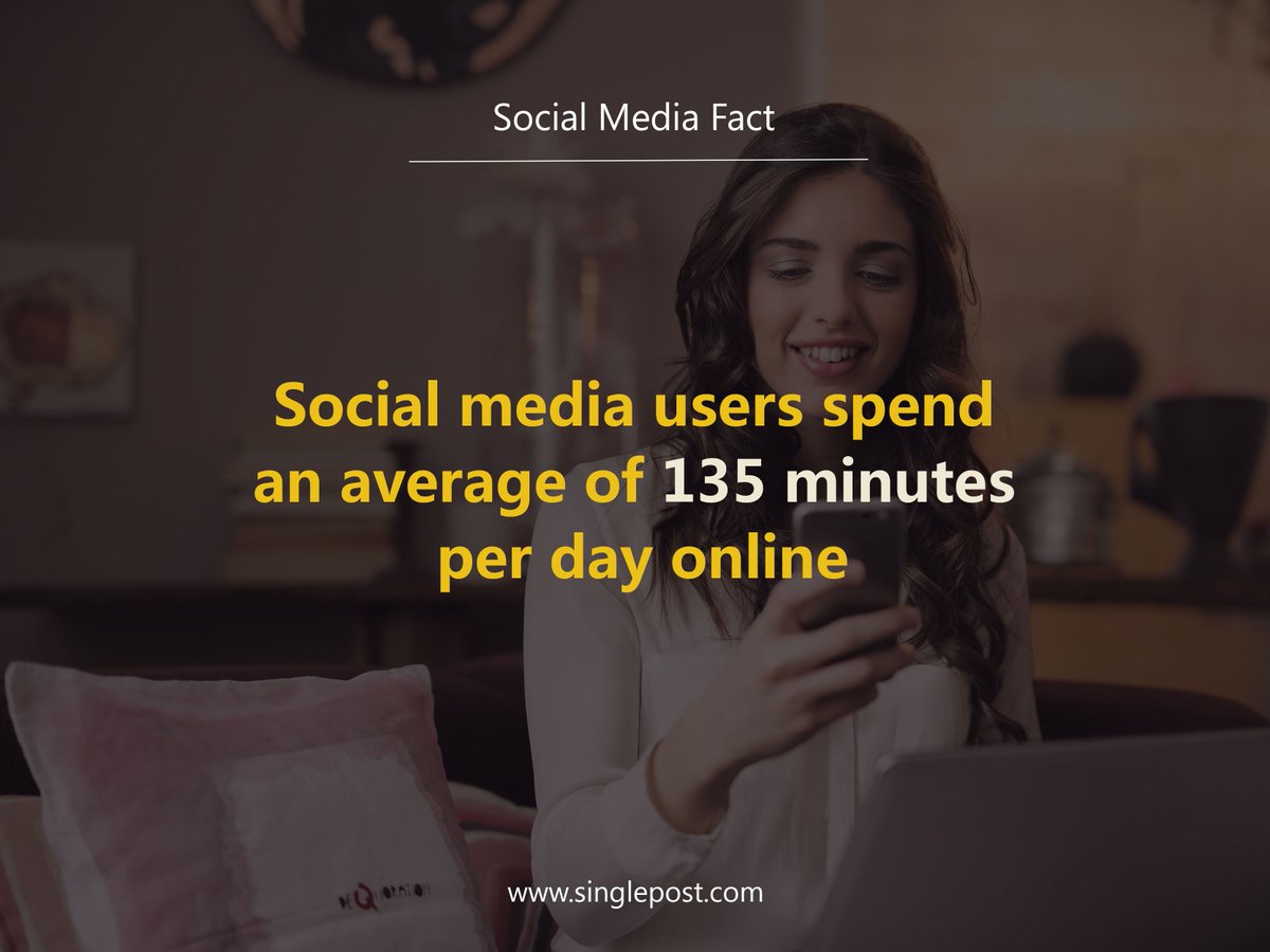 SinglePostApp's tweet image. How much time do you spend on social media a day
#socialmediafacts #SinglePost