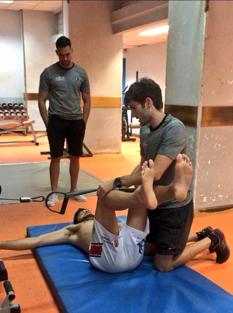 sdteucro's tweet photo. Hoxe @MoveCentro estivo traballando con @natansuarez7. Seguimos preparando ao 100% o inicio de temporada. Que ganas temos de facer vibrar a misa afección! #SomosAzuis #ImosTeucro https://t.co/2PQzRFjq10