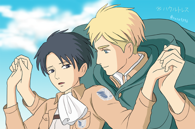 yusa9096's tweet photo. ２年前に描いたハウルのトレス。さわやか過ぎてエルリっぽくない… https://t.co/BK5mOICfJZ