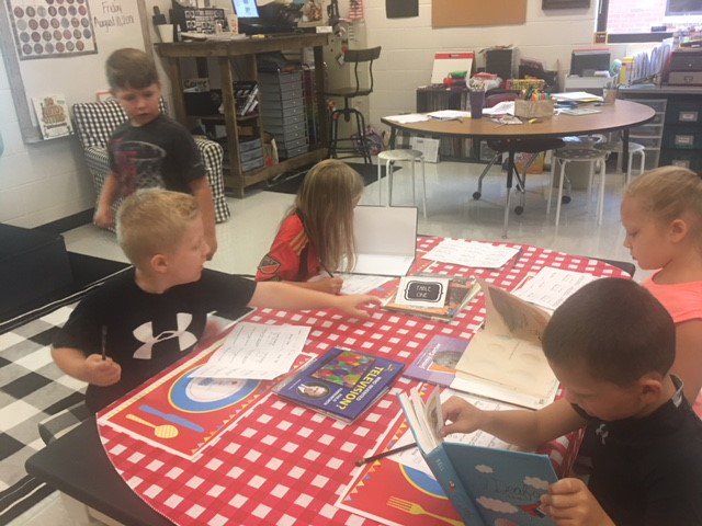 JenJohnsonAMES's tweet photo. Mrs. McGinnis' class had a book tasting today!  #personalbestbgsa https://t.co/BSkz5t7igV