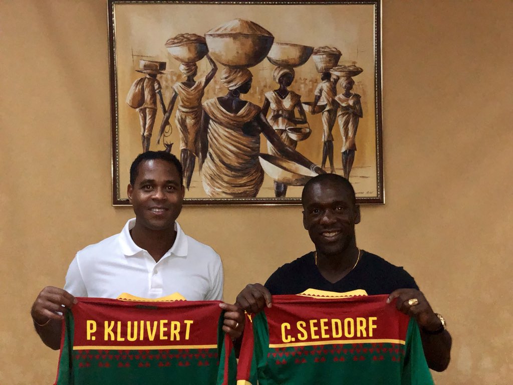 PatrickKluivert's tweet photo. Let’s do this brother,New challenges 🇨🇲 🙏🏾👊🏾 @FecafootOfficie #lionsindomptables #indomitablelions https://t.co/j6V72GeDHc