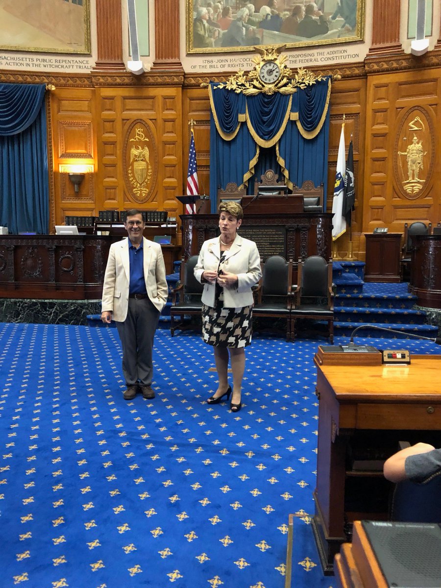 I was so happy to welcome over 20 Attleboro children to the  State House yesterday. Thank you to Attleboro Parks and Recreation for providing these children with this opportunity! I hope you all enjoyed the duck tour 🦆 🦆#mapoli #hawk4attleboro #loveattleboro #keepingpromises