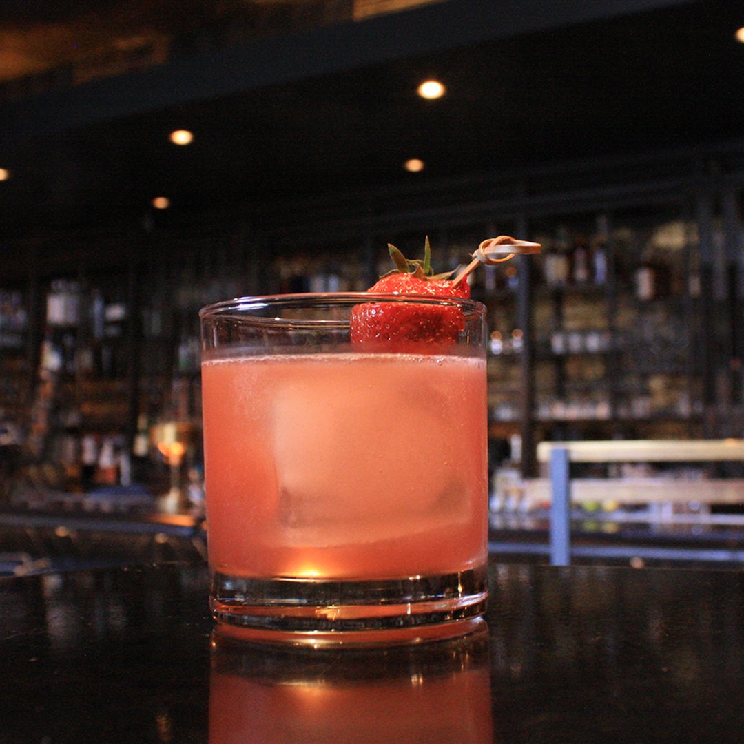 Wheatley Vodka, lemon, rose water, Luxardo Sangue Morlacco, Giffard Fraise des Bois. This quintessential summer sipper is floral, crisp and well rounded. Notes of strawberry, cherry, and wheat on the palate with a medium finish. #densondc #cocktails #dcbar #love #fun #girls #yum