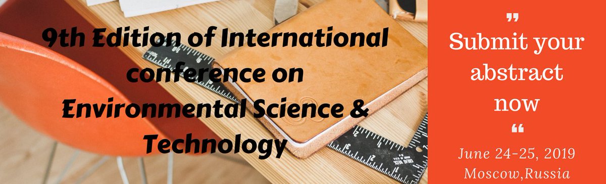 GilesZara's tweet image. For more speakers  and for more updates of the conference: environmentalscience.euroscicon.com          
Abstract submissions are open now,book your slots as soon as possible #environmentalscience #climatechange #environmentalscienceconference #moscow #russia
