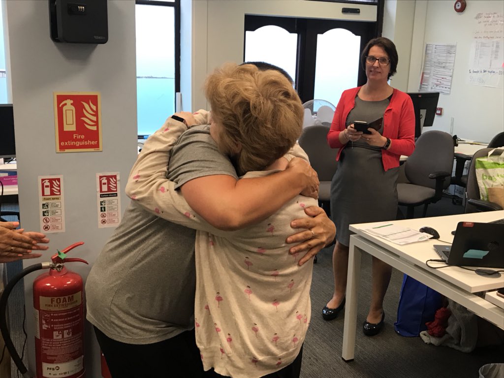Well done to <a href="/ABSSouthend/">A Better Start Southend</a> office superstar Rosemary for her Brave Head Shave this afternoon to raise money for Macmillan Cancer Support. You can donate to this amazing cause here: bravetheshave.macmillan.org.uk/shavers/rosema…