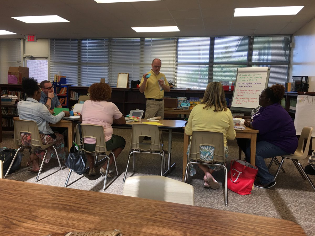 Young Elementary engaged in writing training. Let’s get it “write”!