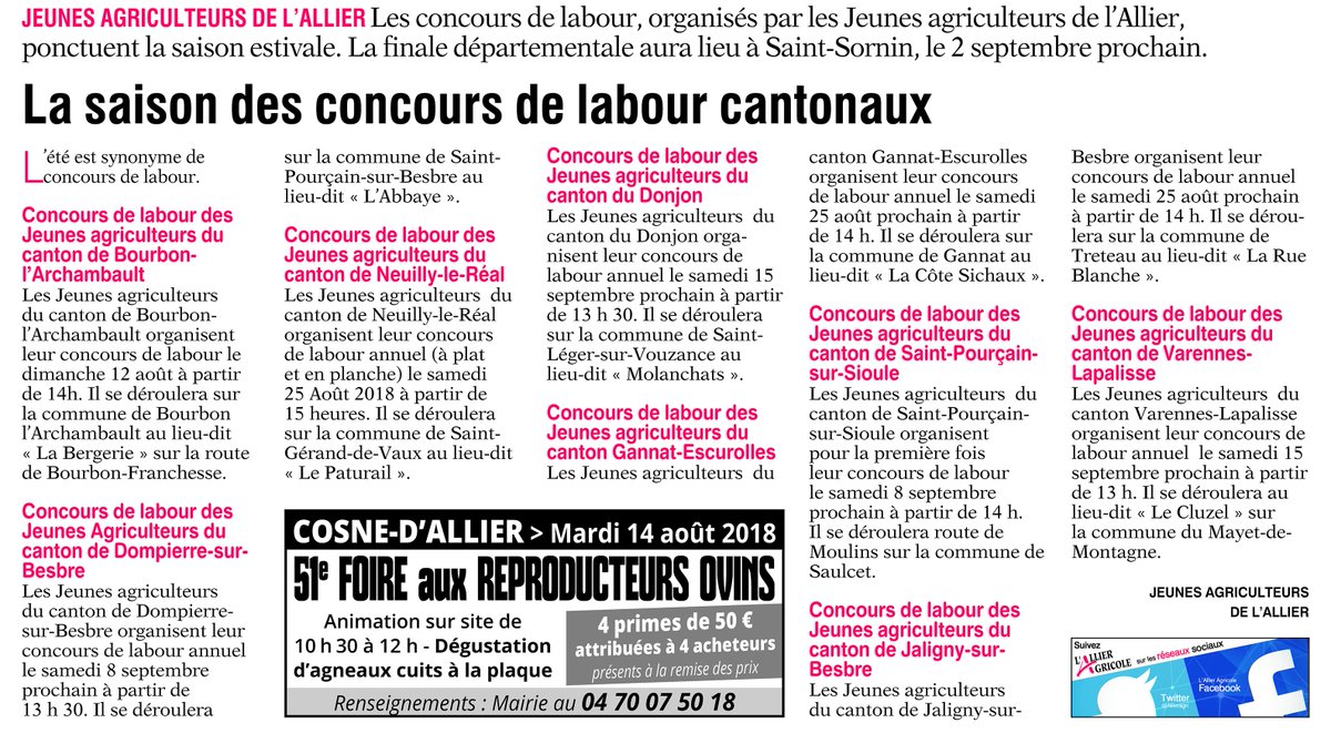 Lallier Agricole On Twitter Une Erreur Sest Glissée Dans