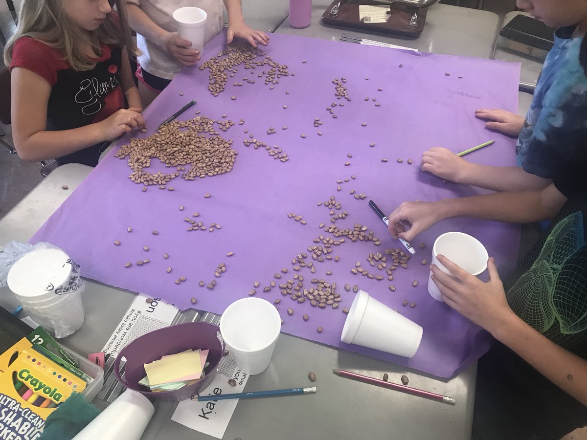 abarneshusker's tweet photo. 4th grade math exploration in place value. https://t.co/aubPgz3xLe