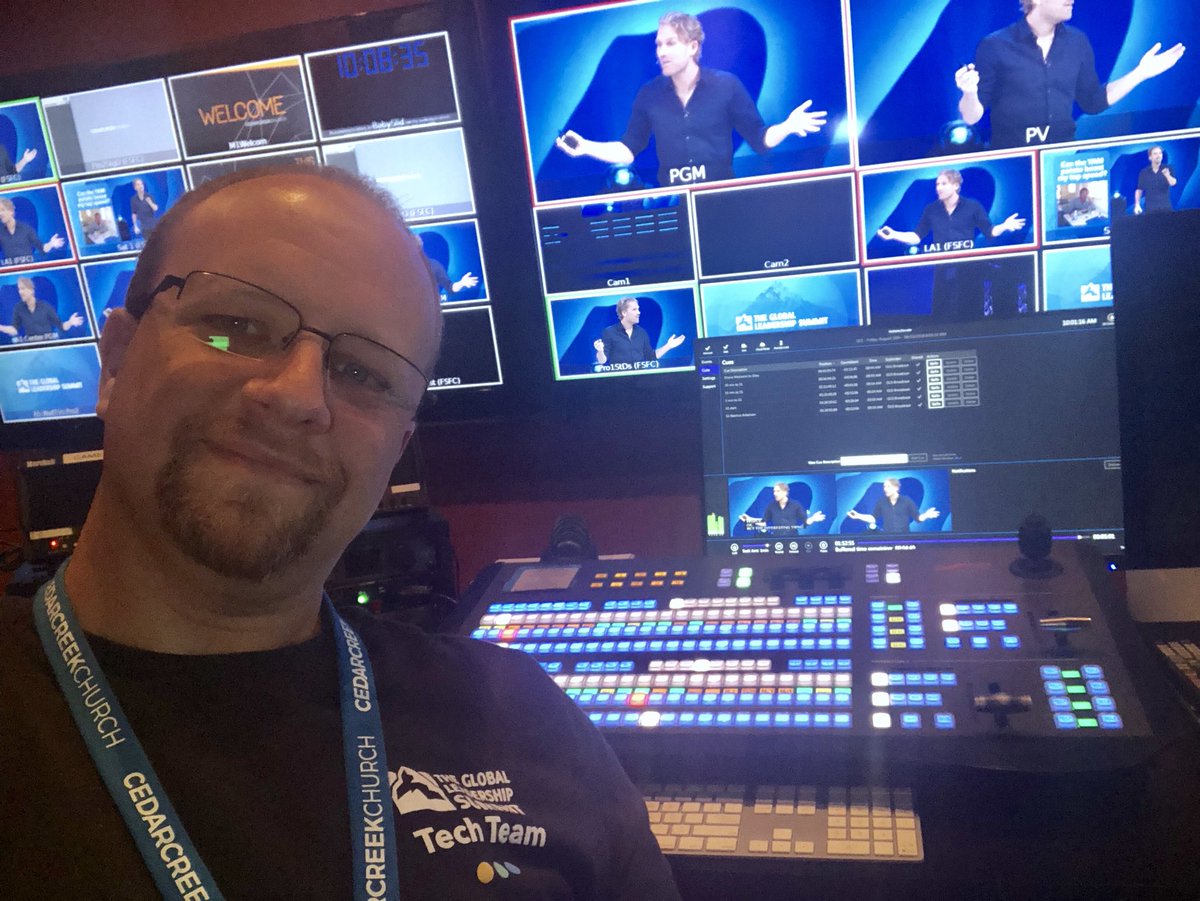BrentPirolli's tweet photo. 15 years hosting the Global Leadership Summit and though we’ve seen the tech change, SD to HD, satellite to streaming, the content is still top tier. Great job #Gls2018 faculty! #glstechteam https://t.co/eyaNNBLb40