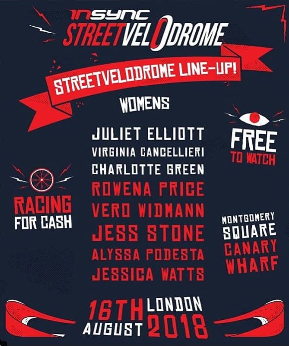 Check out the amazing line up for the Viking Pro Series Female Superfinals in Montgomery Square, Canary Wharf 16th August. Party starts at 6pm. Racing from 6.30pm. Come &amp; long join the fun. Watch, shout, enjoy!