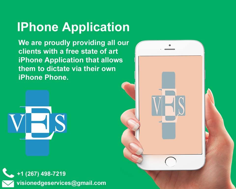 Vision_Edge's tweet image. We are proudly providing all our #clients with a free state of art #IPhone_Application that allows them to dictate via their own #IPhone_Phone.
Go to our website for details:
goo.gl/YiHHWM