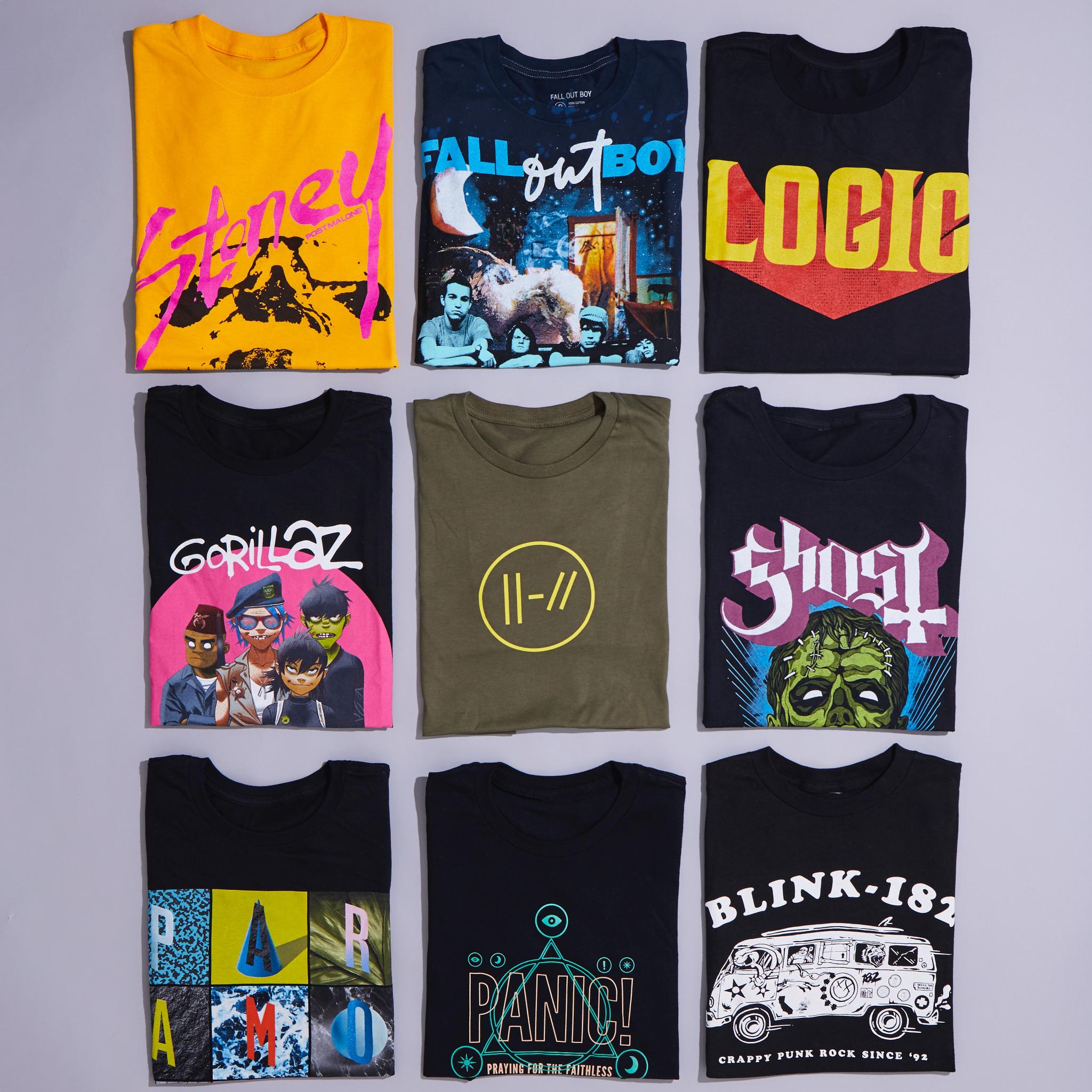 Hot topic band tees sale