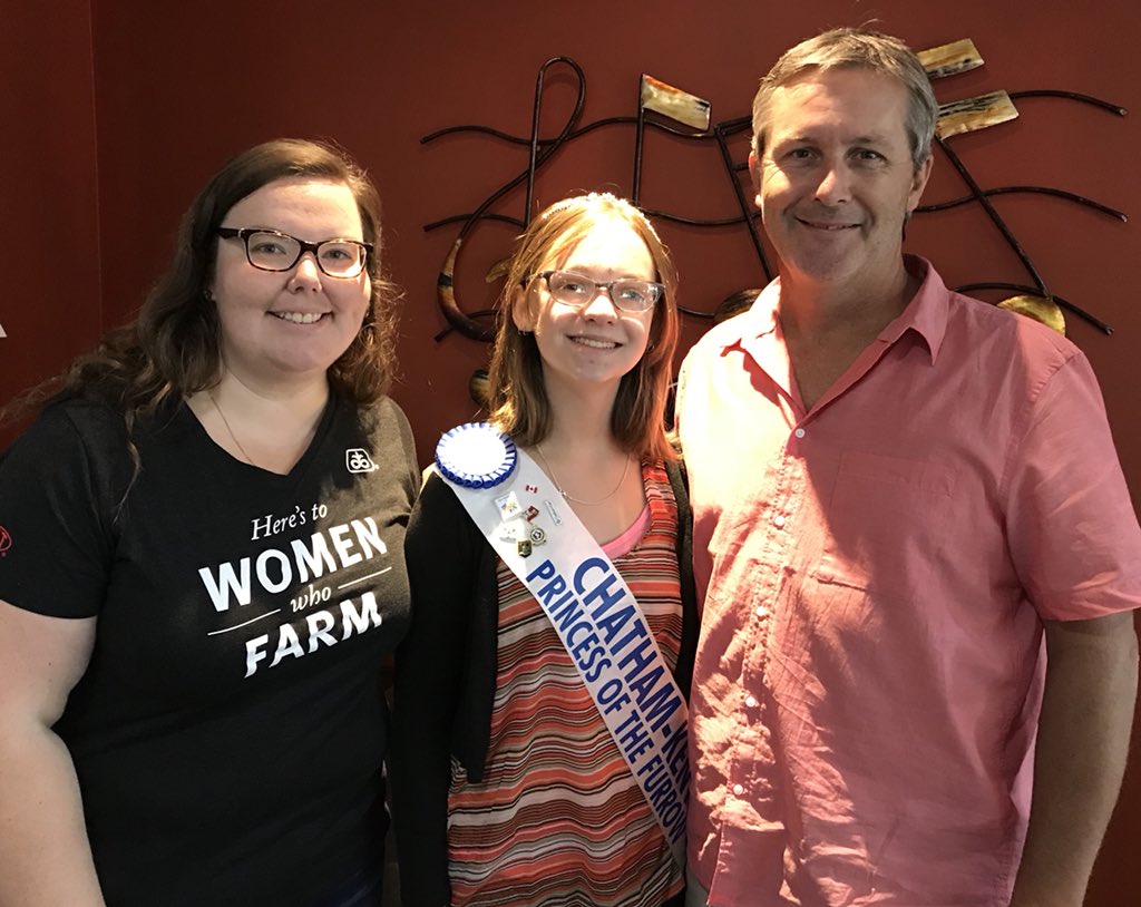 CKPlowing's tweet photo. Thanks to @CKXS and @GregCKXS for hosting C-K Princess of the Furrow Jordan Wills and @IPM2018 Queen of the Furrow Co-Chair @CampbellFarms this morning! #ipmprincess18 #ipm2018 #ckplowingmatch https://t.co/Ky4syWrIpF