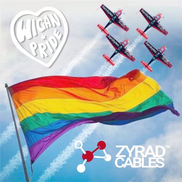 ZyradCables's tweet photo. Look out for our friends @thebladesteam dropping in to say hi over @WiganPrideLGBT on Saturday around 12.05pm as they make their way to @BlackpoolAir show. Eyes to the skies and give them a wave! Hoping the day is a great one! @WiganCouncil @PaulaWakefield2 @JoPlattMP https://t.co/zf7rm3PHTe