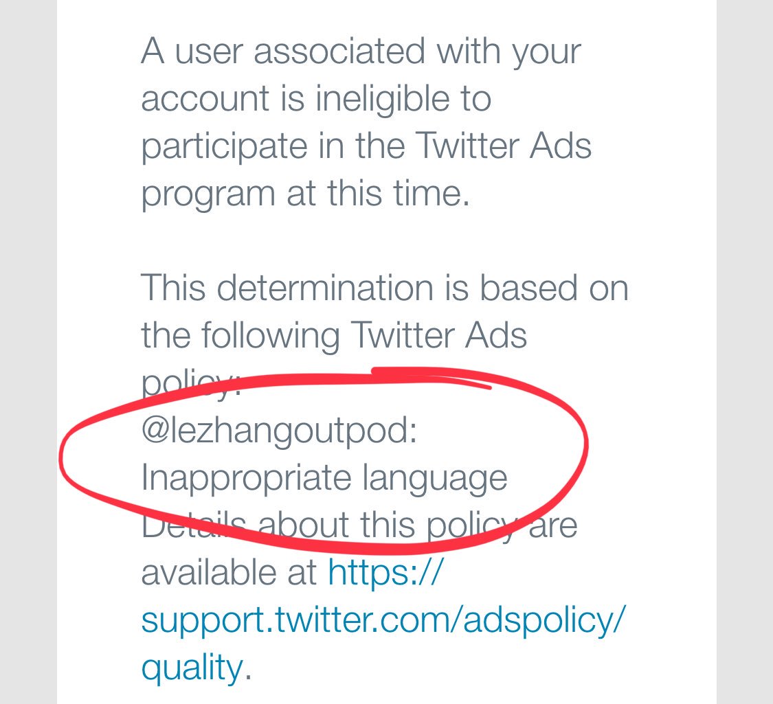 Lezhangout Podcast On Twitter Twitter Just Rejected Our Request To 