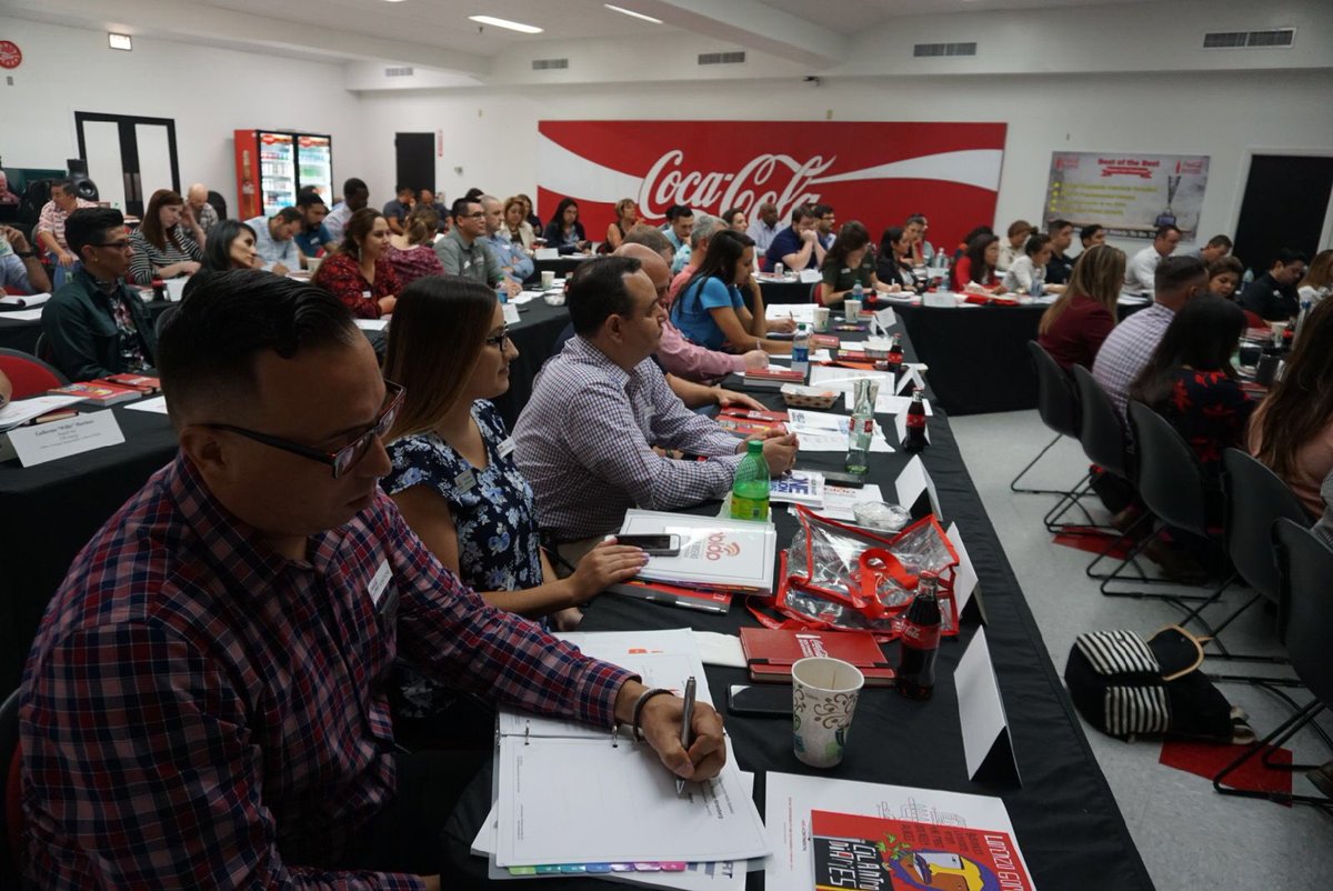 CLeRoyCavazos's tweet photo. @CocaColaSWB is proud to host @SAHispanicCC #ABLDP #Leadership class empowering the future leaders of our #SanAntonio Community #StakeholderEngagement #FutureLeaders #ArcaContal #CCSWB #CorporateMembers #Empowerment #LatinosAreLeaders https://t.co/OPyb8A7GAs