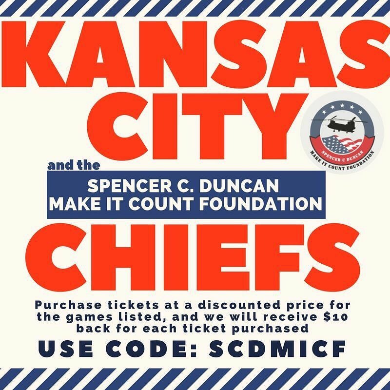 First preseason game may be over, but your chance to Make It Count with the Chiefs isn’t! chiefs.com/ticketfundrais…