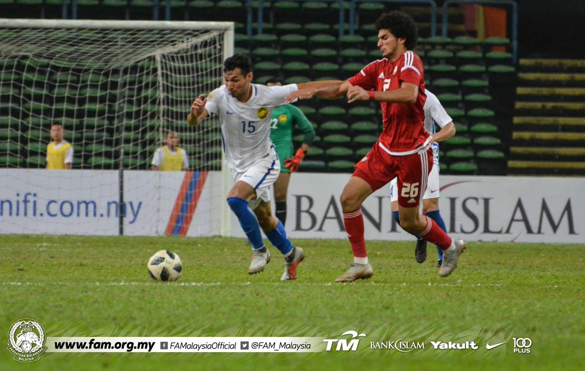 FAM_Malaysia's tweet image. International Match | Friday, 10th August 2018

Full Time

MALAYSIA U-23 2-0 UAE U-23
Safawi Rasid 27' Akhyar Rashid 64'

#FAM #HarimauMalaya