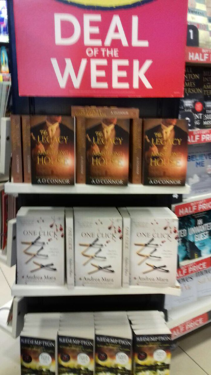 PoolbegBooks's tweet photo. Huge thanks to @HeidiNiMhurchu for welcoming Andrew O’Connor at @WHSmith @DublinAirport yesterday. #TheLegacyOfArmstrong house is their Deal of the Week 📖 #irishfiction #historicalfiction #bighousebooks #booksellersarethebest https://t.co/0qP9vtC7Al