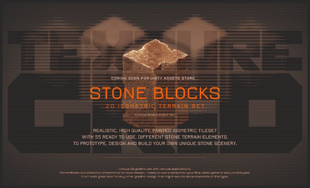 TextureGrid's tweet photo. With 1st tileset ready to publish - isometric Stone Blocks - we are finally starting! It will be soon available on @AssetStore and https://t.co/KoWQMs91I1 is alive... #unity #unity3d #unityassetsstore #gamedev #gameart #gamedev #indiedev #tile #tiles #tileset #assets #indiegame https://t.co/7nYPs6nQvh