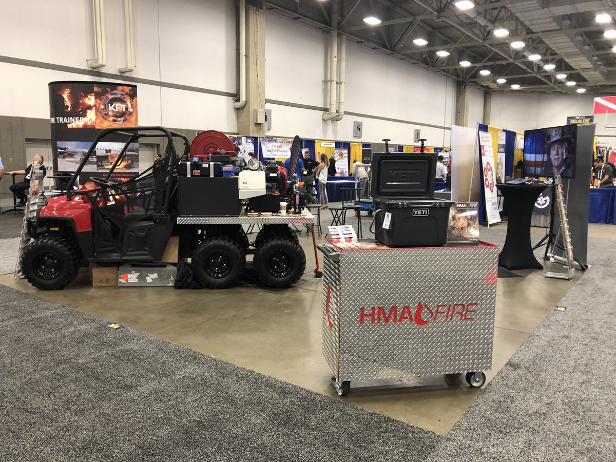 HMA_FireMan's tweet photo. @HMAFire_UHP booth #3876 at #FRI2018 stop by for a chance to win the Yeti Camp &amp; Hike Roadie 20, a challenge coin and of course a riveting conversation about why FDs across the country are using Ultra High Pressure on their rapid response units. https://t.co/2QYrMC60lh