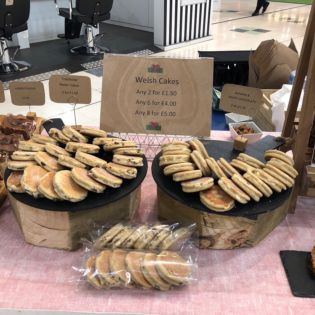 Mixitupbakes's tweet photo. Two @_makersmarket for us this weekend - #Sandbach tomorrow and #Warrington on Sunday - see you there with our #welshcakes #barabrith and #rocky roads including the #August special #boostbar https://t.co/vm5f07YFgt