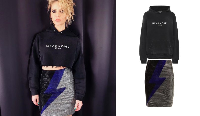 givenchy cropped hoodie