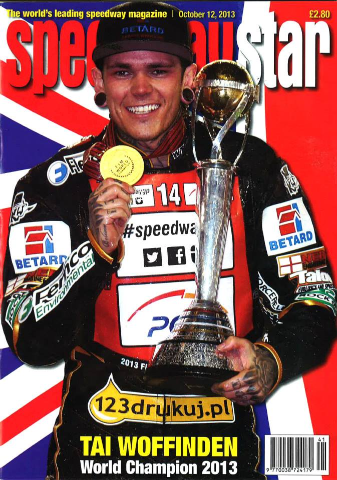 Happy Birthday to WSRA honorary member Tai Woffinden (10 Aug)
  