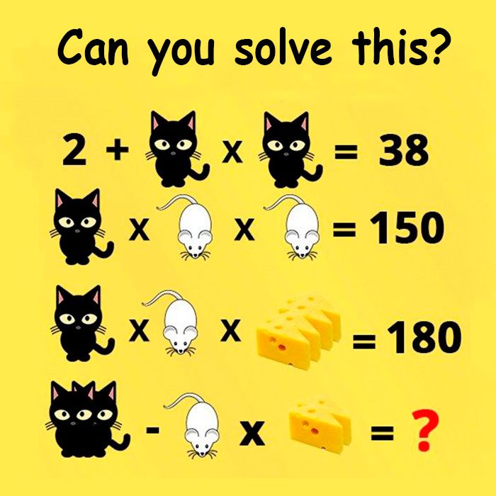 WiseEssay's tweet image. What the right answer?)
#wiseessays #mathproblem #mathproblemsbelike
#mathproblemsolving #math #mathproblemsolver #mathproblemsolved