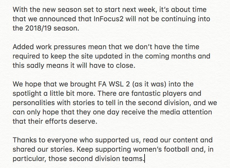 It's time we made an announcement with the new season about to start ⬇️