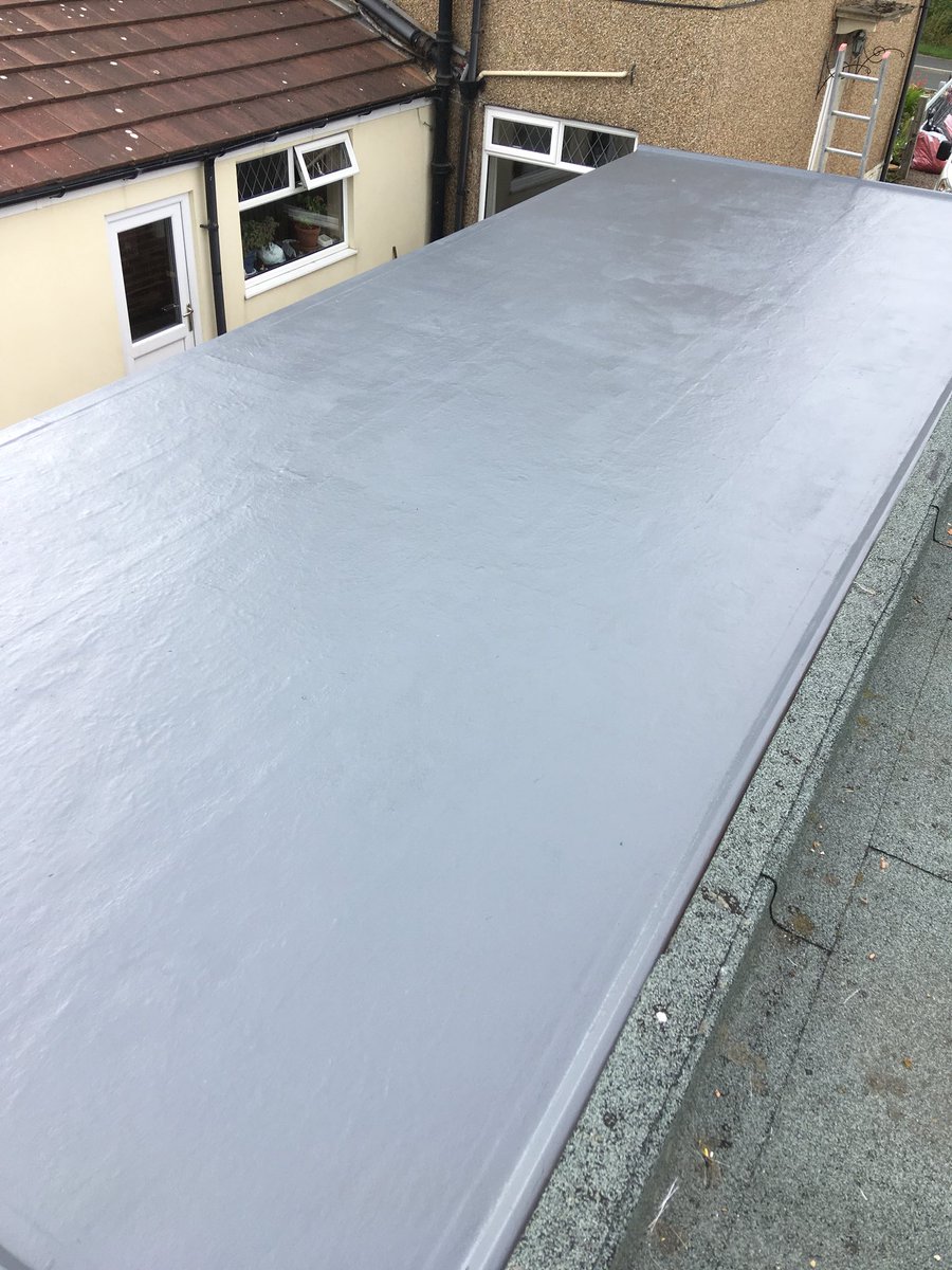 New GRP roof, Ellington.