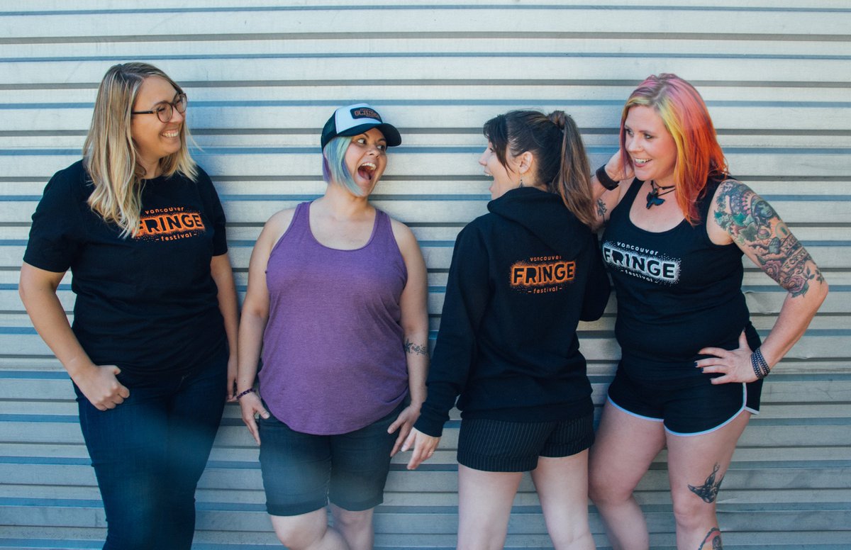 promo_sapien's tweet photo. FRINGE IS COMING! Tickets are on sale for the 99 shows @VancouverFringe. Do you have yours yet? The merch that #Promosapien produced will be available at @MakeVancouver soon!
#eventbranding #yvrbranding #fringe2018 #showmerch (Photo: @MyCityPhotos1) https://t.co/gFcb5lz3Bn