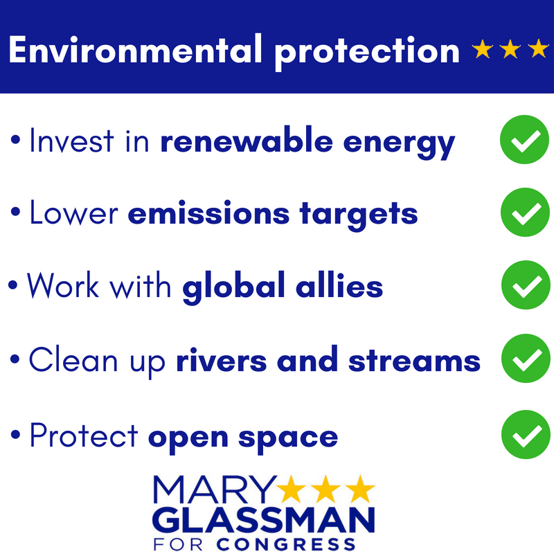 MaryGlassman's tweet photo. As Simsbury First Selectman, I fought to protect our environment for future generations. I'll do the same in Congress. Here's my plan: 

#LetsTalkPolicy #MaryforCT https://t.co/nA0fWvFq0A
