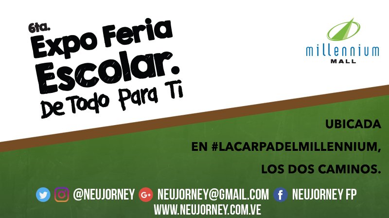 LiderEsDeporte's tweet photo. #PUBLICIDAD | Visítanos, conseguirás todo lo que necesitas para la lista escolar. @Neujorney @ivettedominguez @expodato @expobazares @lafiestadesamir #lacarpadelmillennium #ivettedominguez #detodoparati #expobebe #expodato #expodato #expobazaresvenezuela https://t.co/bnDmDR9M6Q