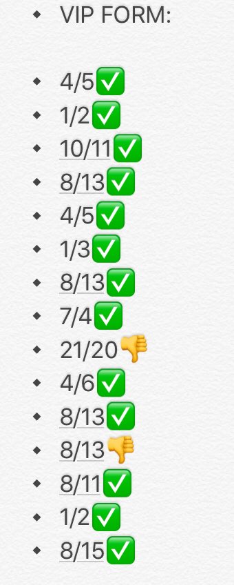 BigTipsterr's tweet image. BOTH VIP AND FREE IS SMASHING IT AT THE MOMENT 🥇🔥

FREE: 
WIN RATE- 88%
AVERAGE ODDS- 8/15

VIP:
WIN RATE- 86% 
AVERAGE ODDS- 8/13