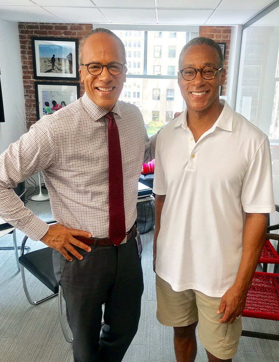 Morgan Radford On Twitter The Moment I Finally Got To Introduce Lesterholtnbc To His Doppelganger Dadrad