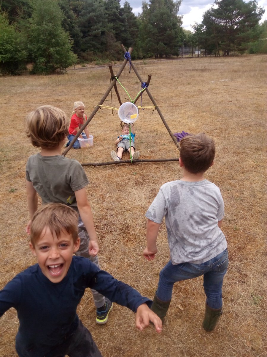 HIWWTPeople's tweet photo. Fab river wild play day Monday, great fun with our giant catapults at #BlashfordLakes #WildDaysOut yesterday & Wednesday, lots of families enjoyed pond dipping in the rain this afternoon & tomorrow you can come and see us at #EllinghamShow & find out more! @HantsIWWildlife https://t.co/x7Y5CBknhx