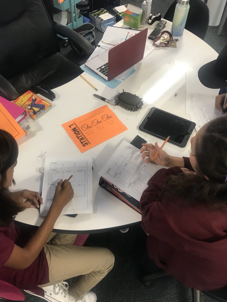 drmotsinger's tweet photo. @AshCMorris12 makes finding rates and unit rates relevant to 7th graders. #collaborativegroupwork #feasterlearns @FeasterCharter https://t.co/uxZqaH68Dq