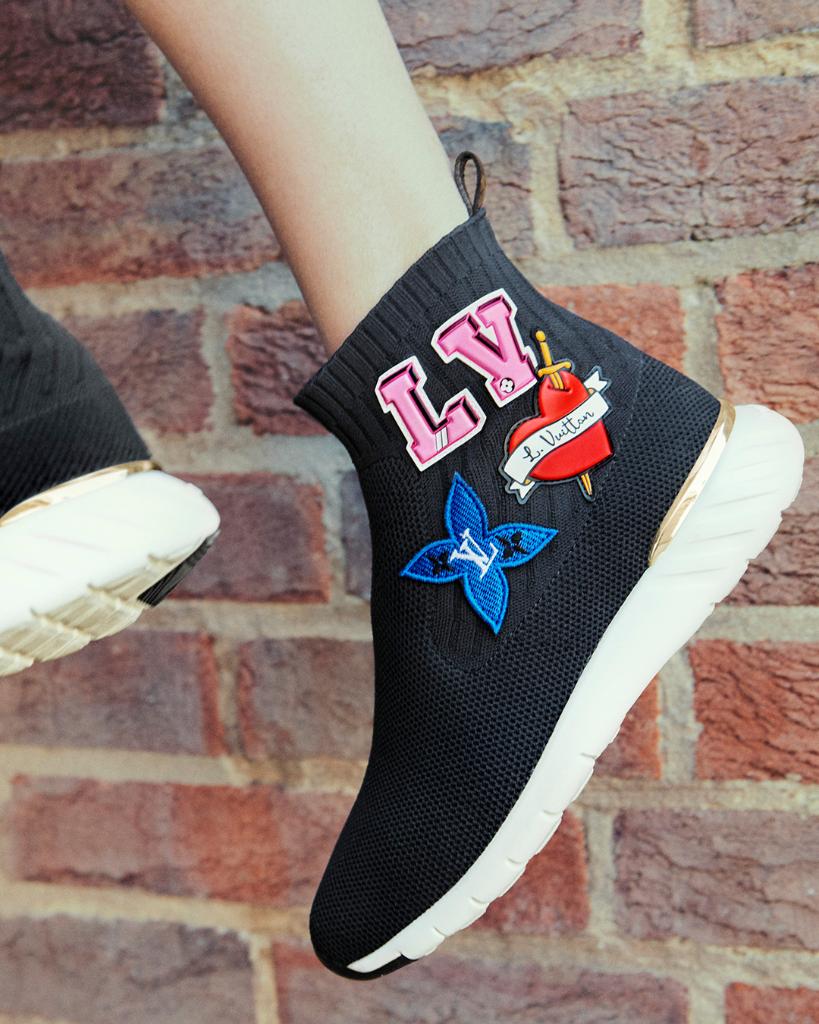 Louis Vuitton on X: Easy to spot and fun to wear. Colorful badges put a  creative spin on #LouisVuitton shoes. Discover more at    / X