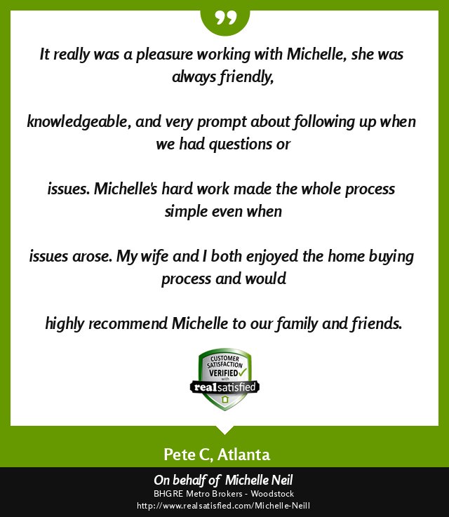 michelleneil's tweet image. I’m not sure I could be more thrilled by a testimonial. realsatisfied.com/Michelle-Neill via @realsatisfied