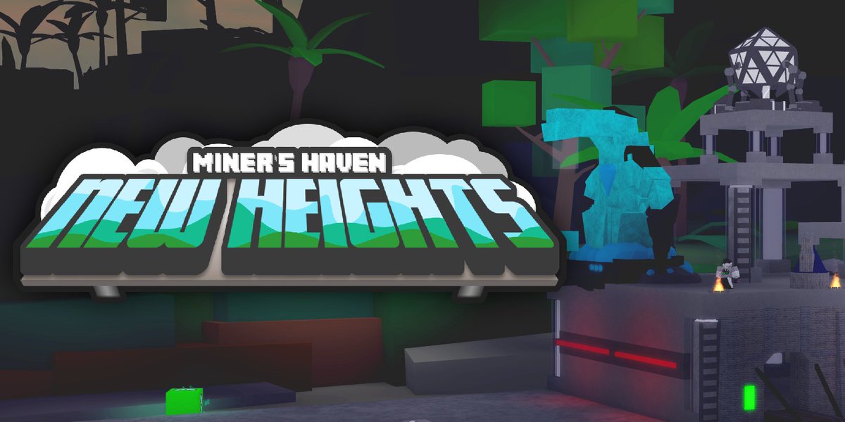 Andrew Bereza On Twitter Announcing Miner S Haven New Heights Soar Sky High With Platforms Place Items Above And Below Platforms You Can Even Place Platforms On Top Of Platforms Add New - codes for miners heaven roblox 2018